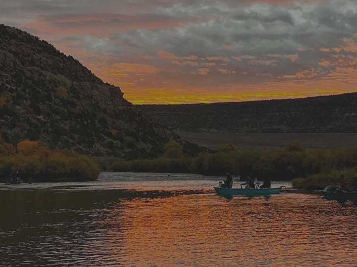 San Juan River New Mexico Sunset