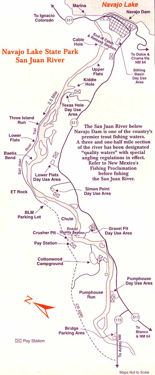 San juan river map big